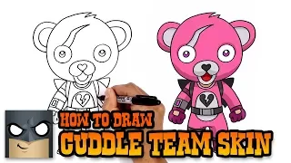 How to Draw Fortnite | Cuddle Team Leader | Step by Step