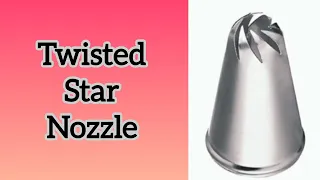 How to Design your Cake with Twisted Star Nozzle😍😍Cake Nozzle Design Idea|Star Nozzle Design