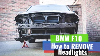 How to Remove BMW f10 Headlights Like a Pro