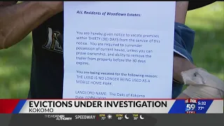 Evictions under investigation