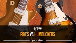 P90's vs. Humbuckers! Both in a Gibson Les Paul Standard. Which would you choose?