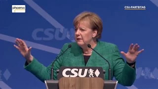 Rede Angela Merkel auf dem CSU-Parteitag am 15.12.2017