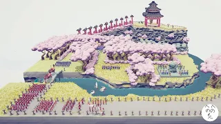 Shogun's Sakura Maze Death Run in TABS Map Creator Totally Accurate Battle Simulator