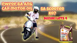 Changing the Oil for my Suzuki Lets 4 Scooter [FIL] / EnDIYneer