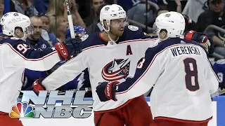 NHL Stanley Cup Playoffs 2019: Blue Jackets vs. Lightning | Game 1 Highlights | NBC Sports