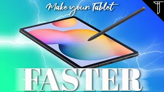 5 More Ways To Make Your Android Tablet Faster! (Tab S6 Lite 2022)