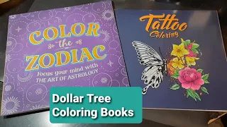 New Adult Coloring Books At Dollar Tree | IcedHazelnut Channel | #dtcommunity