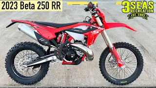 2023 Beta 250 RR 2-Stoke Walk Around Preview & First Start | 3 Seas Recreation