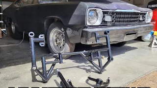 AJE A body mopar k member kit and strange brakes installed on my big block duster