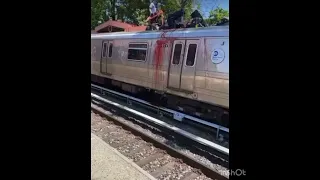 15 year old kid found unconscious on a train “allegedly” #nyc #viral #news