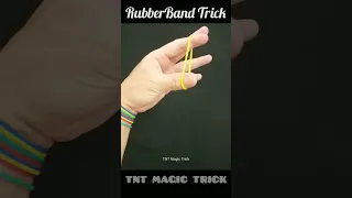 BEST Magic. Tutorial RubberBand Trick (19). #magic #magictricks #short #rubberbandtricks #shorts