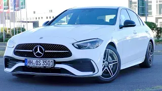 2022 Mercedes Benz C 220 d AMG Line (200 + 20 PS) TEST DRIVE