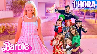 ★ VÁRIOS VÍDEOS DE TODOS OS FILHOS DOS SUPER VILÕES MINI VILÕES EM 24 HORAS COM A BARBIE GIRL !!! ★