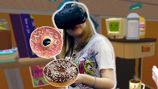 Job Simulator / HTC VIVE [СЪЕЛА ВСЕ ПОНЧИКИ!]