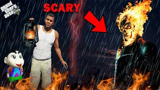 Franklin Meets Ghost Rider For The First Time in GTA 5 ! EP-1 | Techerz