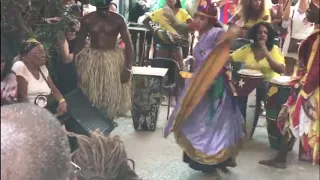 Shango, Oya, Oshun, and Ogun performance at Callejon de Hamel in Havana, Cuba 🇨🇺