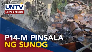 Pinsala ng sunog sa compound ng Armscor sa Marikina City, umabot ng P14 M — BFP