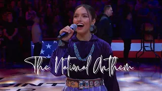 Calla Smith sings The National Anthem @ Phoenix Suns game