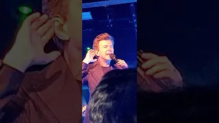 Rick Astley sings Together Forever at the leadmill 29 October 2023