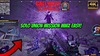 EASY SOLO MW3 ZOMBIES SEASON 3 RELOADED STORY MISSION UNION - Act 4 - 4K