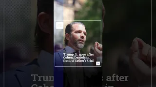 Trump Jr. Goes After Cohen, Daniels In Front Of Father's Trial