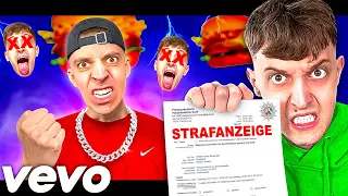 ich ZEIGE IHN AN wegen BURGERPOMMES DISSTRACK!