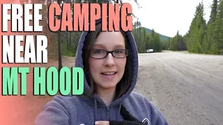 FREE Camping Near Mt Hood - Trillium Lake Airstrip - Campground Review