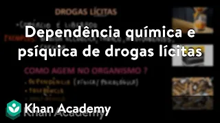 Dependência química e psíquica de drogas lícitas