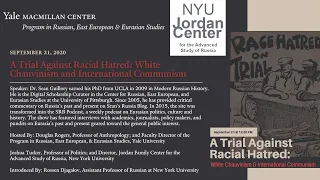 A Trial Against Racial Hatred: White Chauvinism and International Communism