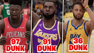 Dunking With The Best Player On Every NBA Team | NBA 2K21