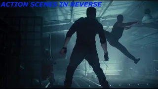 Expendables 2 Final Fight! Barney Ross vs Villain in Reverse!