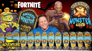 6 Treasure X Monster Gold Blue Series 2 Fortnite Challenge Adventure Fun Toy & Gamer review!