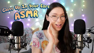 ASMR 😴 Let's Catch Up! ✨Close Up Ear to Ear Whisper Ramble + Show & Tell