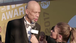 Kareem Abdul Jabbar on the Red Carpet at the NBA Awards | NBA on TNT