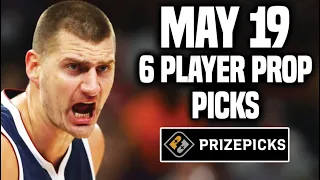 NBA PRIZEPICKS TODAY | 6 BEST PROP PICKS | SUNDAY | 5/19/2024 | BEST PROPS | NBA BETTING |