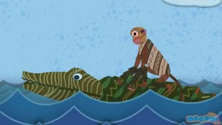 Monkey and The Crocodile Story in English - Panchatantra Stories in English | Moral Stories | Mocomi