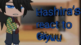 Hashira's react to Giyuu||Gacha club||KNY||No ships||Credits in the description||