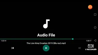 The Lion King 2019 - The Confession of Scar (Croatian Blu-ray) (Audio File) 🇭🇷