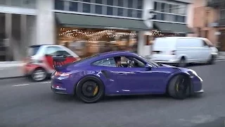 Porsche GT3 RS 'drive like you stole it'! Crazy drifts and burnouts in the city