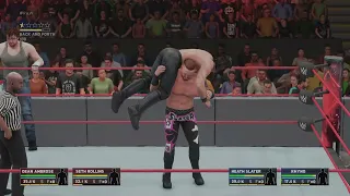 WWE 2K18 PS5: RAW: Ambrose & Rollins VS Rhyno & Slater