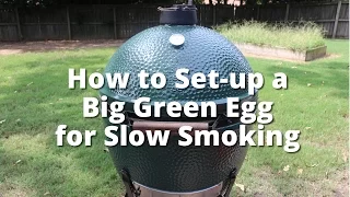 Smoke in a Big Green Egg | How to Set-up a Big Green Egg for Slow Smoking with Malcom Reed