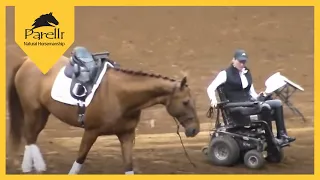 Paralympic Dressage Rider Lauren Barwick at Parelli Future of HorseManShip Tour Stop