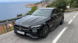 DRIVING to DUBROVNIK with my MERCEDES C-CLASS 2023 (beautiful ROADS)