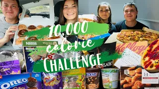 10,000 CALORIE CHALLENGE!! | EPIC CHEAT DAY #3 IN LOCKDOWN