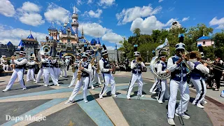 Disneyland Band with Pixar Medley at Sleeping Beauty Castle | Pixar Fest | Disneyland Resort 2024