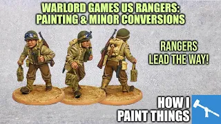 Painting New Bolt Action US Rangers - And a Little Knife Work! [How I Paint Things]