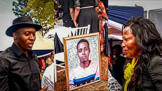 EMOTIONAL 💔 Brian Chira grandmother & baba Talisha at the burial |Plug Tv Kenya