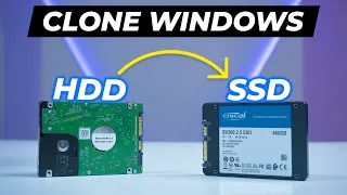 Clone Windows 10 HDD to SSD using Macrium Reflect FREE | Copy C Drive Partition to new SSD or HDD