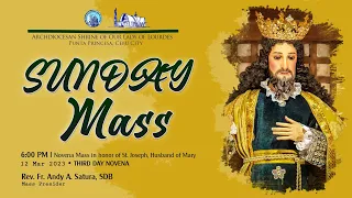 6:00 PM | LIVE SUNDAY MASS | 12 MARCH 2023 | FR. ANDY A. SATURA, SDB