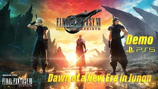 🔴LIVE FINAL FANTASY VII REBIRTH PS5 Demo Gameplay Walkthrough Japanese 02 Dawn of a New Era in Junon